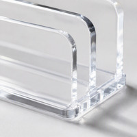 Organisateur de Documents de Bureau en Acrylique Transparent Personnalisé, Support de Courrier, Rangement de Documents, Étagère de Bureau, Vente en Gros OEM Direct Usine