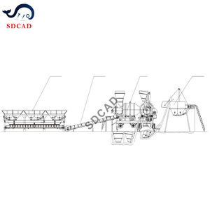 High Quality Mobile <strong>Asphalt</strong> <strong>Plant</strong> Long Life Span Batching <strong>Plant</strong> One <strong>Ton</strong> Capacity - Product Image 2