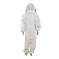 Chinabees – combinaison abeille professionnelle ventilée à 3 couches avec voile de sécurité, chapeau, robe, équipement complet