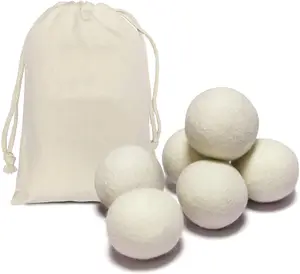 Best Selling Products New Trending in Private Label Organic Wool Dryer Balls for Laundry Washing Machine