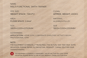 Máquina Multifuncional Smith, Equipo de Gimnasio, Rack de Gimnasio para Fisicoculturismo - Product Image 3