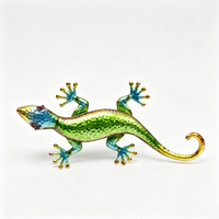 Décoration murale extérieure créative en métal en forme de gecko pour jardin, patio et maison - Vente en gros directe usine