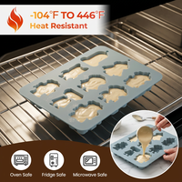 SILIKOLOVE Moule à gâteau personnalisé en forme de robot à 9 cavités, LFGB Platinum, antiadhésif, sans BPA, en silicone de qualité alimentaire, pour mousse et gâteaux