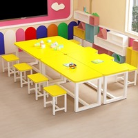Escritorio Infantil de Acero y Madera con Descuento, Mesa de Estudio Personalizable en Tamaño, Color y Material para Jardín de Niños y Primaria, para Dibujo, Actividades y Entrenamiento