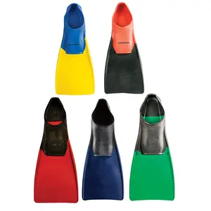 Classic Design Silicon Swimming Fins Full Foot Pocket 33-47 Wide Size Snorkel Diving Swim Fins