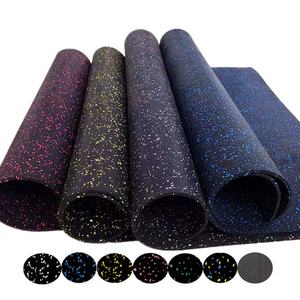 Alfombrilla de goma para Crossfit de alta calidad, rollos de goma para suelo de gimnasio - Product Image 1