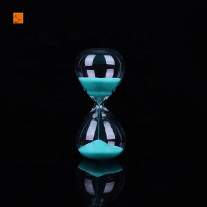 ALEO Hot Sale Classic Robin <strong>Egg</strong> Blue <strong>Sand</strong> Hour Glass Crystal Hourglass 3min 5min <strong>Sand</strong> <strong>Timer</strong> Stands <strong>with</strong> logo Without logo - Product Image 3