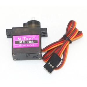 Mitoot MG90S Servomoteur numérique à engrenages métalliques <span class=keywords><strong>9g</strong></span> <span class=keywords><strong>SG90</strong></span> pour hélicoptère, avion, bateau, voiture RC MG90 <span class=keywords><strong>9G</strong></span> - Product Image 1