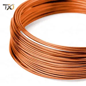 Fábrica de China 99.9% alambre de cobre-calibre 18 1mm - 200 pies alambre de cobre desnudo puro alambre artesanal para joyería