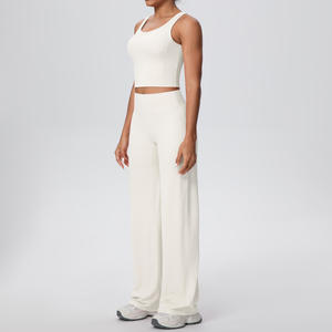 Conjunto Deportivo para Mujer, Tallas Grandes, Ropa Deportiva, Alta Elasticidad, Cintura Alta, Fitness, Gimnasio, Transpirable, Agradable al Tacto - Product Image 3