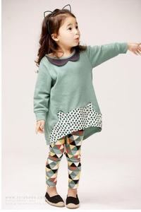 Venta al por Mayor de Ropa para Niños, Conjunto de 2 Piezas, Camiseta Informal de Manga Larga con Pantalones, Trajes para Niñas de China - Product Image 5