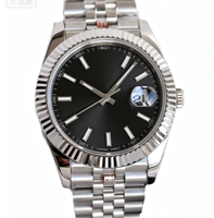 Montre mécanique automatique de luxe pour homme, bracelet en acier inoxydable, affichage de la date, montre d'affaires, pour homme