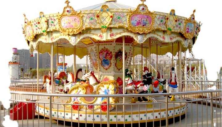 24 posti Merry Go Round Swing giostre elettriche parco giochi di lusso o  personalizzato ISO CE parco al coperto al coperto 12 mesi 24p