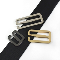 Weekeep — accessoires de sac à main BF751 pour sac à main, boucle à crochets G pour sangles de soutien-gorge, fermoir de sangle, réglage, boucles à glissière