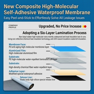 Membrane imperméable autocollante, isolation thermique non-butyle <span class=keywords><strong>pour</strong></span> toiture, <span class=keywords><strong>ruban</strong></span> d'étanchéité TPU <span class=keywords><strong>pour</strong></span> tuiles en acier coloré/toiture métallique - Product Image 3