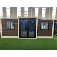 Maisons préfabriquées modulaires en acier portables et extensibles de 20 pieds, style moderne et luxueux, fabriquées en Chine, avec 3 chambres, type conteneur