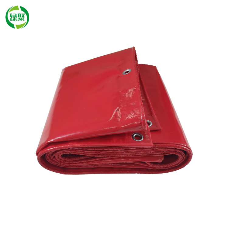 Không Thấm Nước Chống Cháy Pvc Tarpaulin Bìa, Pvc Coated Polyester Vải