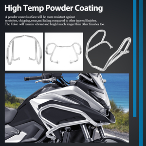 XXUN Crash Bar del motociclo protezione del motore telaio di protezione caduta paraurti per <span class=keywords><strong>Honda</strong></span> <span class=keywords><strong>NC750</strong></span> / DCT 2021 2022 2023 2024 - Product Image 6