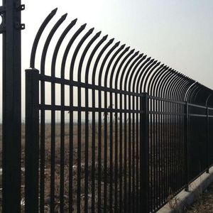 Toptan toz kaplı ferforje boru çit Anti pas galvanizli çelik çit - Product Image 3