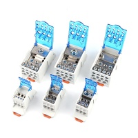 Conectores de Cable Eléctrico UKK 80A, Caja de Distribución de Energía Monofásica Universal Unipolar, Bloque de Terminales para Riel DIN