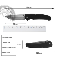 Couteau pliant tactique de chasse TYPHON - Haute dureté, haute durabilité, tranchant et pratique OEM/ODM