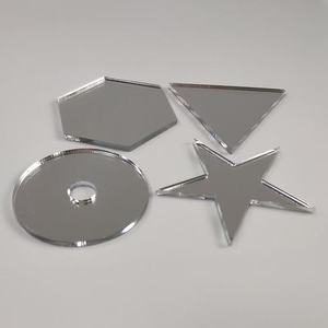 Plaque de miroir acrylique rigide personnalisée, résistante aux rayures, en PMMA, miroir simple face avec support auto-adhésif pour la décoration intérieure - Product Image 3