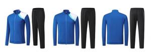 Ensemble de survêtement de football pour hommes, dernière collection, maillot de club à manches longues, confortable et respirant, veste et pantalon de football - Product Image 2