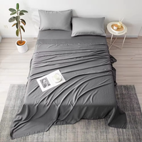 Parure de lit ShiSilk 100% Lyocell de bambou tissé simple, housse de couette Vermont King 130*120, rafraîchissante et respirante, 300TC, écologique
