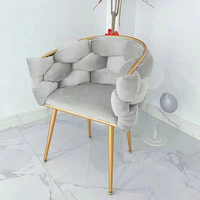 Fauteuil Bulle de Luxe, Tabouret de Maquillage au Design Moderne, Chaise de Coiffeuse pour la Maison, la Chambre, le Bureau, le Salon, pour le Nail Art, Chaise Bread