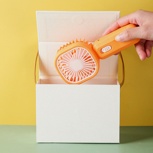 Ventilateur portable autonome vert rechargeable par USB, mini ventilateur de bureau pour étudiants, bureau et voyages - Product Image 4