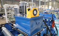 Machine de formage à rouleaux pour tôles d'acier inoxydable à ondulations d'eau, certifiée CE, personnalisée, à grande vitesse, avec contrôle PLC