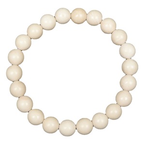 Bracelet pour femme HONGZHUO en perles de fossile blanc naturel, brin unique, taillé, poli, livraison directe d'usine - Product Image 5