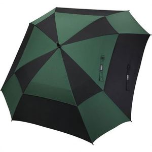Paraguas de Golf Cuadrado Semiautomático Resistente al Viento; Diseño Ejecutivo para Eventos y Torneos; Ventilación de Doble Capa 8 - Product Image 4