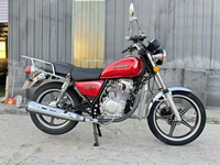 Motocicleta Suzuki GN125 de 125cc, Refrigerada por Aire, Bajo Consumo de Combustible, Motocicleta Urbana Resistente para Viajes Diarios de Adultos