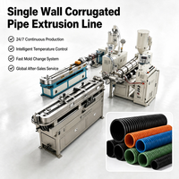 Pièces de rechange pour ligne de production de conduites ondulées en PE ignifuge, avec base à faible vibration