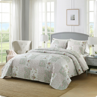 Ensemble de couvre-lits 3 pièces, fabrication expérimentée, OEM ODM, personnalisé, léger, toutes saisons