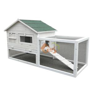 Jardin extérieur en <span class=keywords><strong>bois</strong></span> grande course pas cher 2 étages lapins huches - Product Image 1