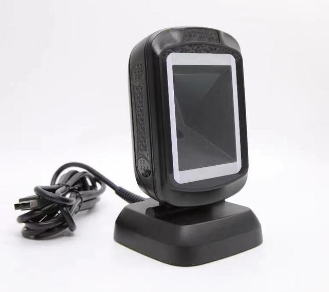 1D 2D POS Barcode Scanner Handhfree Mounted Barcode Scanner for Supermarket, Retail Stores
