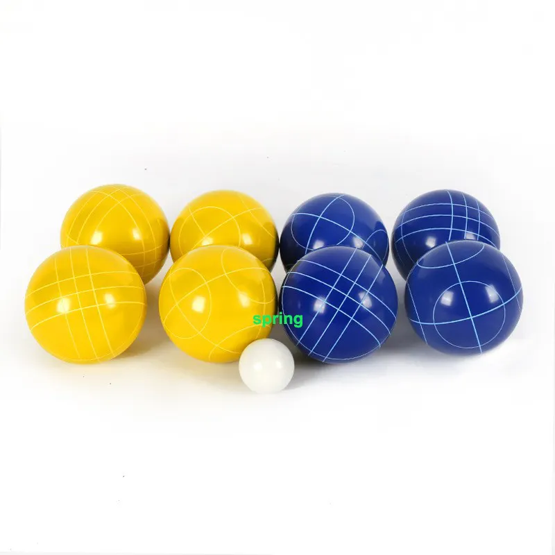 Outdoor Harvil Bocce Palla Set. Include 8 Poli-Balls Resina, 1 Pallino Sfera 1 Nylon Zip-up Custodia per il trasporto