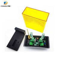 Lámpara de seguridad de gran voltaje, luz Flash estroboscópica de alarma para puerta de garaje automática, luz LED intermitente de advertencia, CA/CC de 12-265V