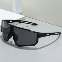 Nouvelles lunettes de soleil sans monture pour hommes et femmes, lunettes de cyclisme enveloppantes, verres UV400, lunettes de vélo, de moto et de conduite