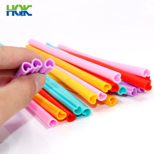 Tubo de goma de silicona para beber, manguera de silicona suave de grado alimenticio, moldeada en forma de corazón, diferentes formas de fábrica, a buen precio - Product Image 4