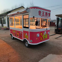 Camion de restauration mobile en aluminium personnalisable pour solutions de restauration rapide, glaces et snacks, résistant à la rouille, personnalisable