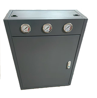 Boîtier de filtre à cartouche en PP bleu de 20 pouces à 3 étages avec manomètre de haute qualité pour filtration de toute la maison