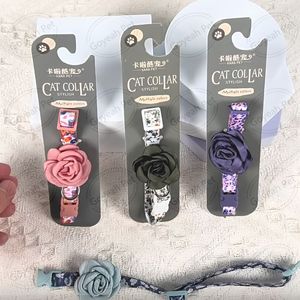 Collar Decorativo para Gatos <span class=keywords><strong>Camella</strong></span>, Ajustable, con Liberación Rápida, Collar de Flores para Gatos y Cachorros - Product Image 3