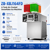 Nouvelle conception, machine à glace pilée coréenne pour quatre saveurs, machine à glace pilée au lait, machine à glace pilée Bingsu