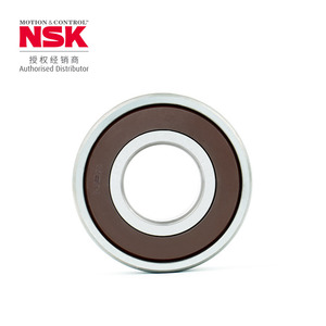 ตลับลูกปืนเม็ดกลมร่องลึก Nsk รุ่น 6205 ขนาดเส้นผ่านศูนย์กลางภายใน 25 มม. เส้นผ่านศูนย์กลางภายนอก 50 มม. แถวเดียว ปิดผนึกด้วย RS ผลิตจากเหล็กโครเมียม ความแม่นยำระดับ P0 - Product Image 1