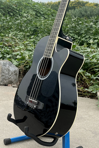 Cheap Price Gloss Aiersi Factory Price Black Colour Cutaway <strong>4</strong> <strong>String</strong> Electric Acoustic Bass Guitar for Sale - Product Image 5