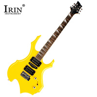 IRIN 6-string 24-fret maple tubuh leher gitar listrik tas tali amplifier memilih aksesoris