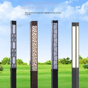 เสาไฟสวนโลหะกลางแจ้ง LED 2700K IP66 แบบติดตั้งถาวร AC 220V พร้อมเซ็นเซอร์ตรวจจับความเคลื่อนไหว พลังงานแสงอาทิตย์ โคมแก้วหรี่แสงได้ รับประกัน 10 ปี - Product Image 4